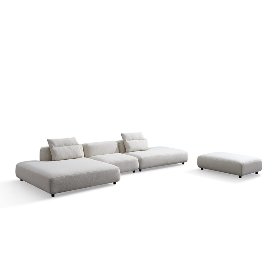 Willow Sofa Set with Ottoman