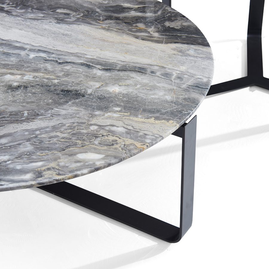 Ava Marble Coffee Table Set