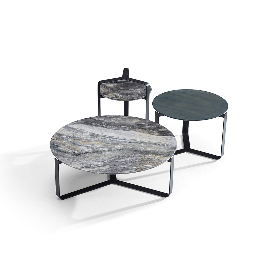 Ava Marble Coffee Table Set