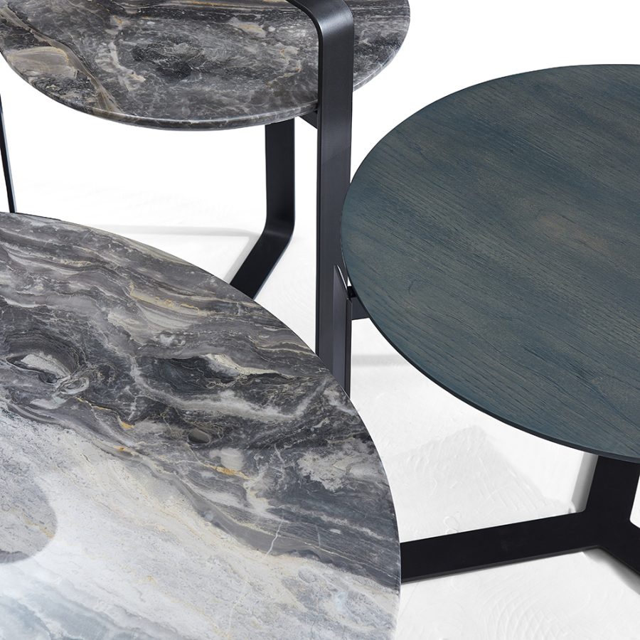 Ava Marble Coffee Table Set