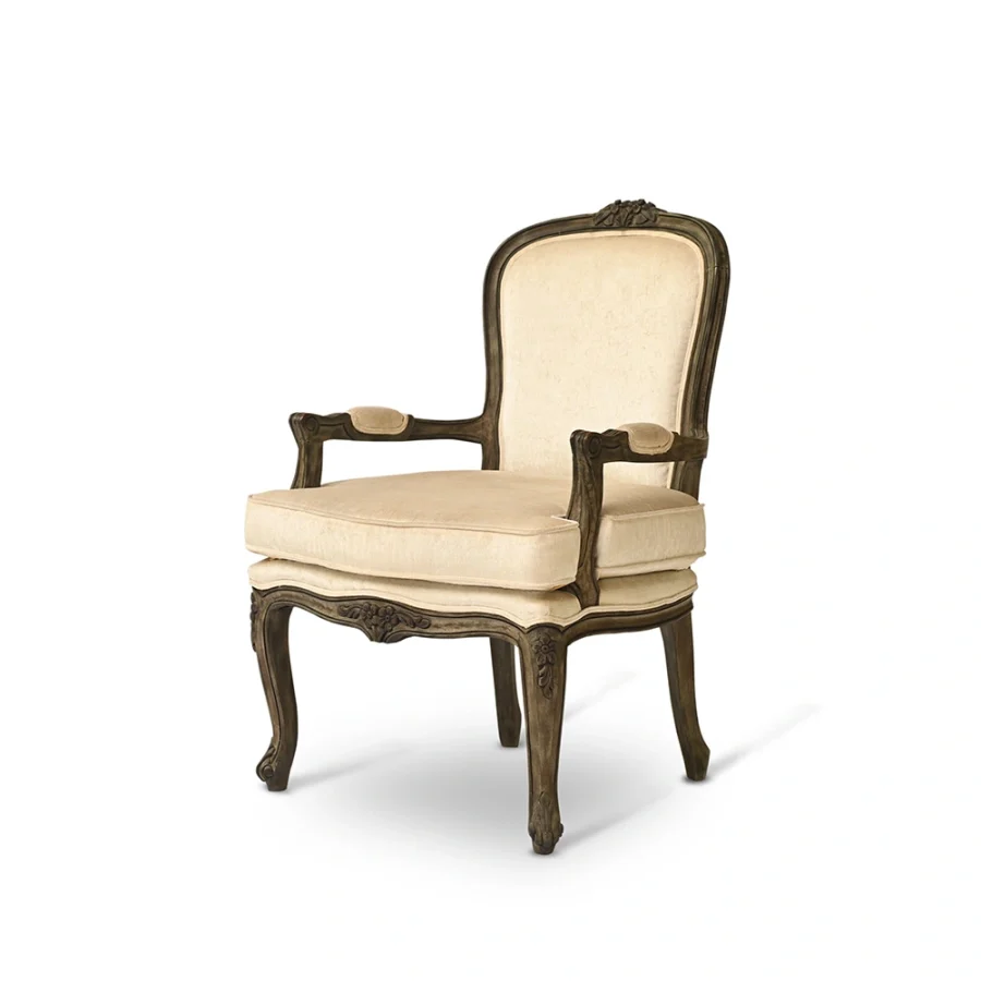 Lincoln Hand-Carved Wood Chair